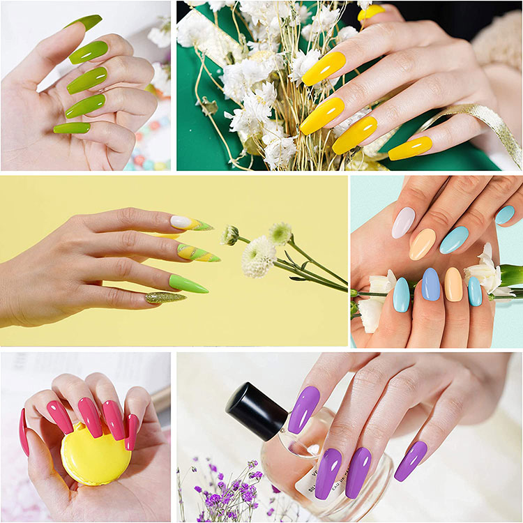 UV जेल प्रकार शुद्ध र color gel golish